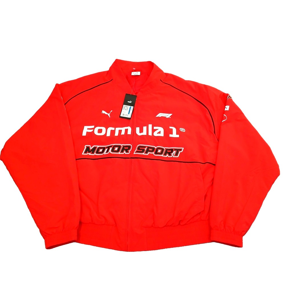 Puma x Formula 1 'F1 Flight' Mens Bomber Jacket Red XL Motor Sports 635353-06